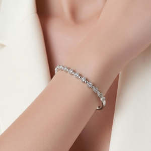 Βραχιόλι Stainless Steel - Silver Sparkle Bangle