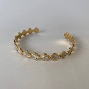 Βραχιόλι Stainless Steel - Golden Enamel Cuff