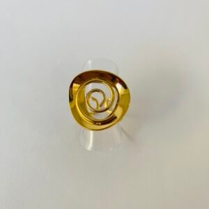 Ατσάλινο δαχτυλίδι Golden Flow