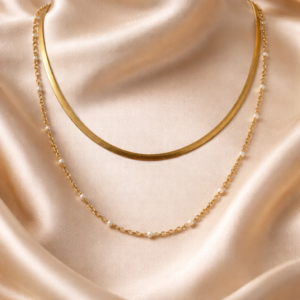 Κολιέ - Double Layer Gold Necklace