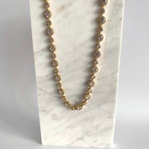 Ριβιέρα Stainless Steel - Κολιε Circle Zircon