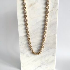 Ριβιέρα Stainless Steel - Κολιε Oval Zircon
