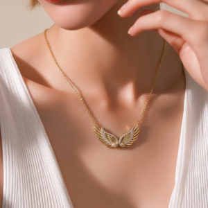 Κολιέ Angel Wings L από Ανοξείδωτο Ατσάλι